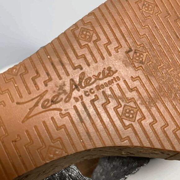 Zee Alexis Womens Sandal Slip On Crisscross Strap Size 8 - Picture 4 of 8